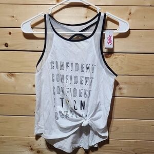 Justice Girls Tank Top Size 12 NWT